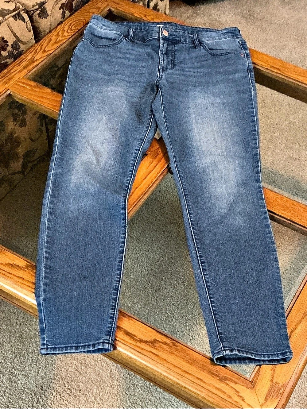 Old Navy Super Skinny Jeans Blue Waist 10